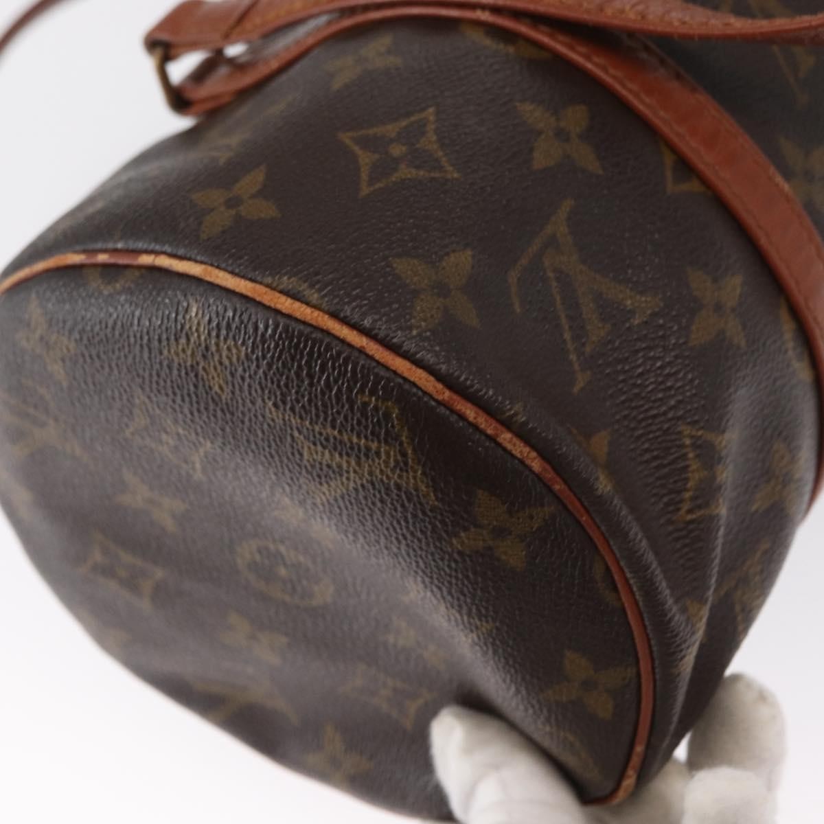 Louis Vuitton Papillon Handbag Monogram Canvas, BROWN, CANVAS, Handbag