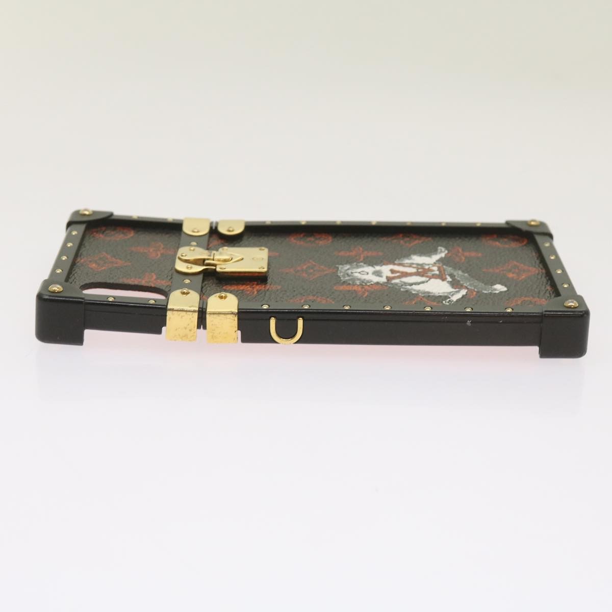 Louis Vuitton Phone case Canvas, BLACK, METAL, Tech accessory