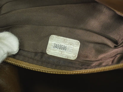 Chanel Vintage Diamond CC Camera Bag Quilted Leather, BEIGE, LEATHER, Crossbody bag