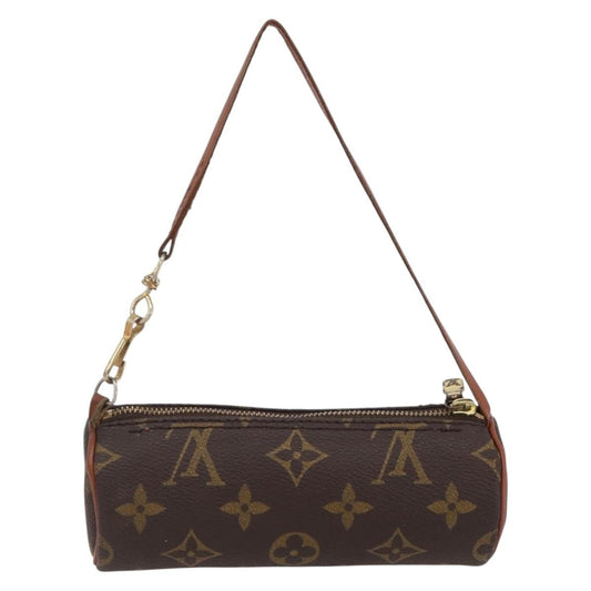 Louis Vuitton Papillon Pochette Monogram Canvas, BROWN, CANVAS, Clutche & pouche