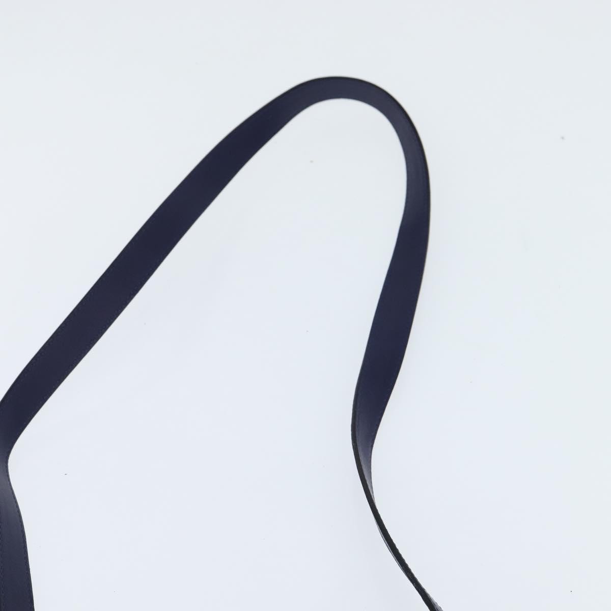 Celine Circle Logo Handbag Leather, BLUE, LEATHER, Handbag