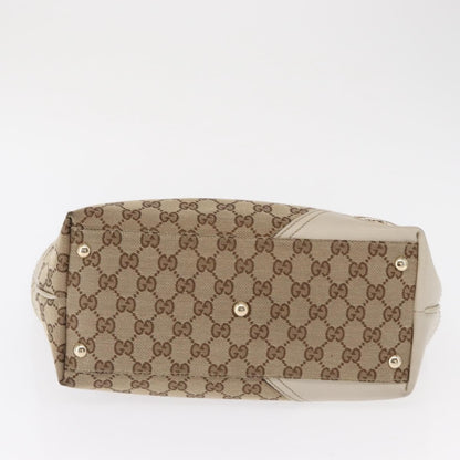 Gucci New Britt Tote GG Canvas, BEIGE, CANVAS, Tote bag