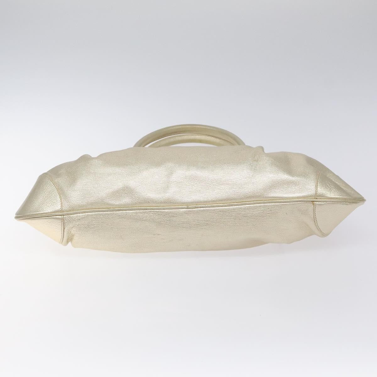 Salvatore Ferragamo Marisa Satchel Leather, GOLD, LEATHER, Shoulder bag