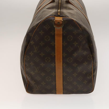 Louis Vuitton Keepall Bandouliere Bag Monogram Canvas, BROWN, CANVAS, Travel bag