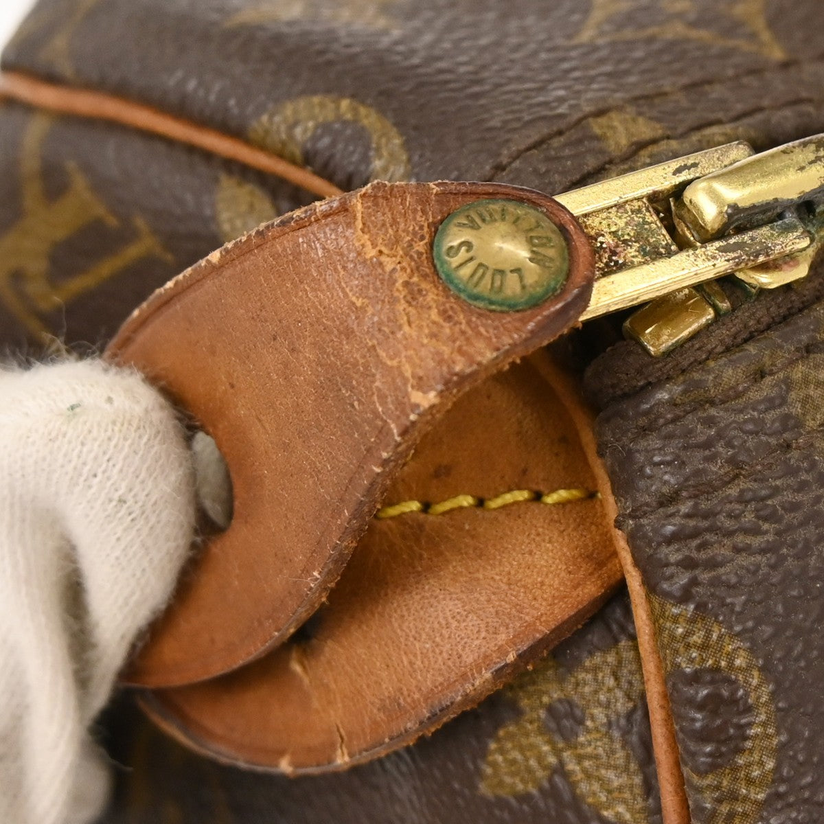 Louis Vuitton Speedy Handbag Monogram Canvas, BROWN, CANVAS, Handbag