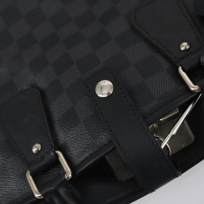 Louis Vuitton Garment Cover Damier Graphite, GRAY, CANVAS, Travel bag
