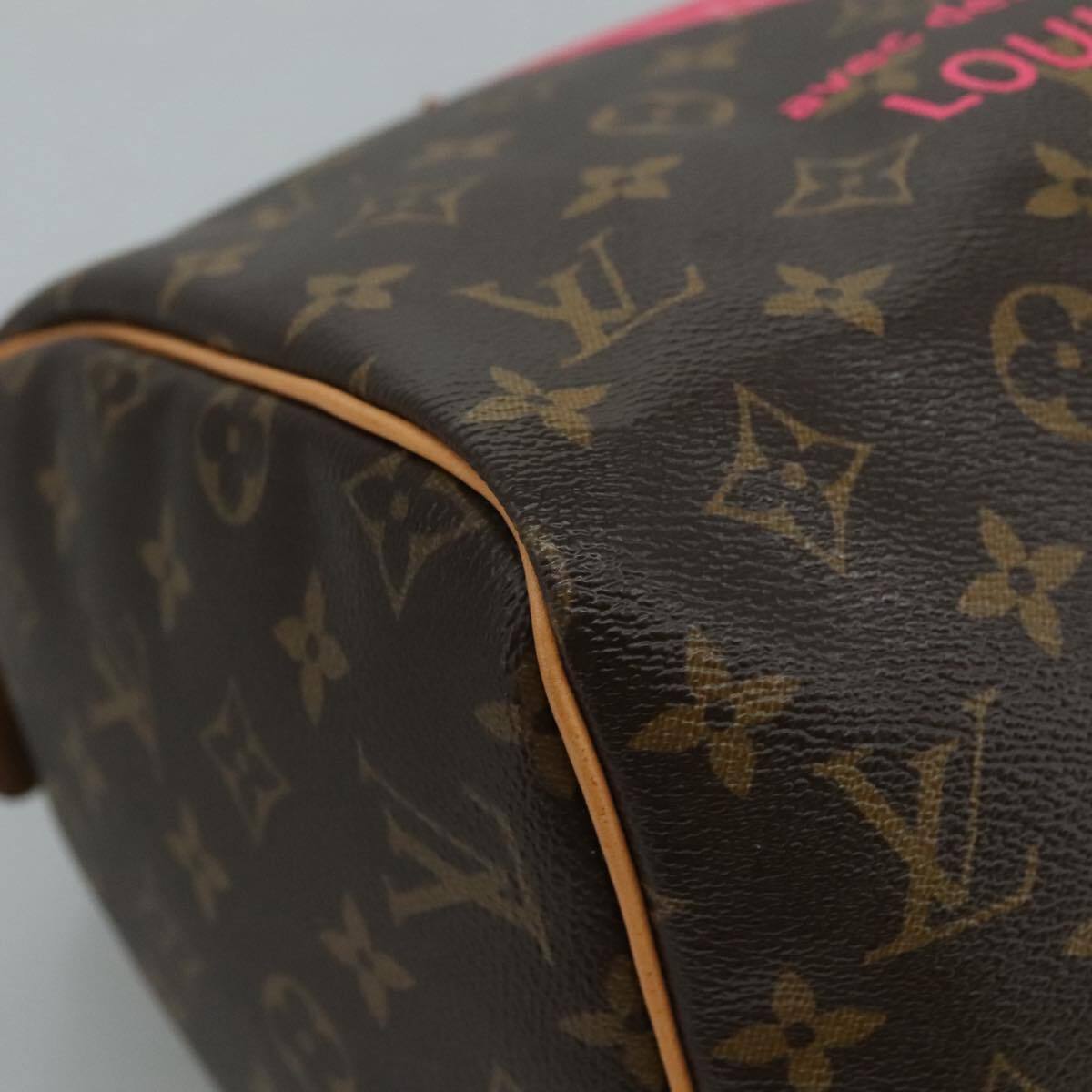 Louis Vuitton Speedy Handbag Limited Edition V Monogram Canvas, BROWN, CANVAS, Handbag