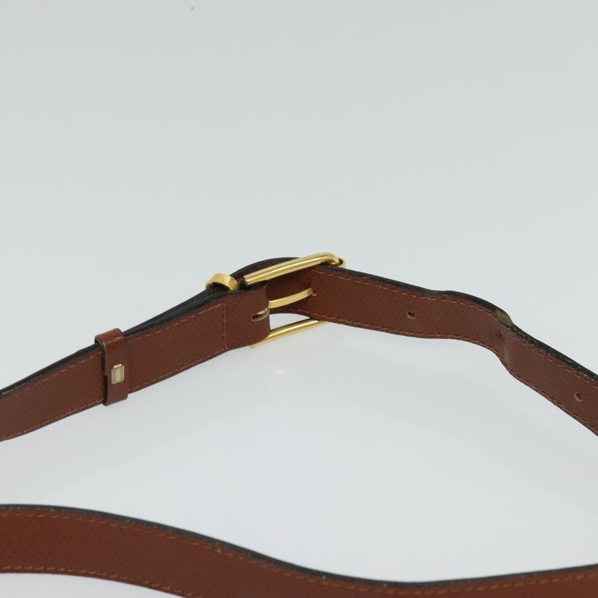 Celine Flap Shoulder Bag Leather, BROWN, LEATHER, Shoulder bag