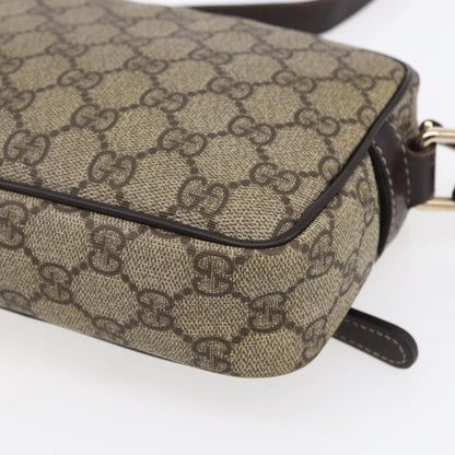 Gucci Front Zip Crossbody GG Canvas, BEIGE, CANVAS, Shoulder bag