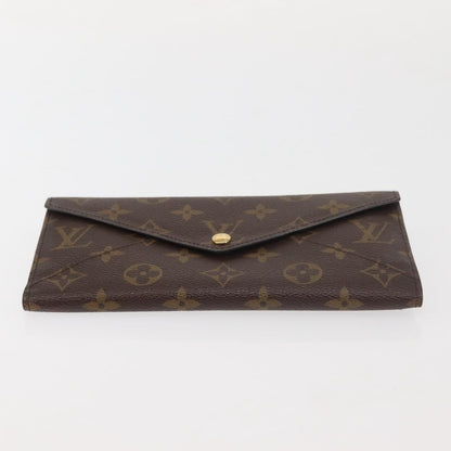 Louis Vuitton Origami Wallet Monogram Canvas, BROWN, CANVAS, Wallets