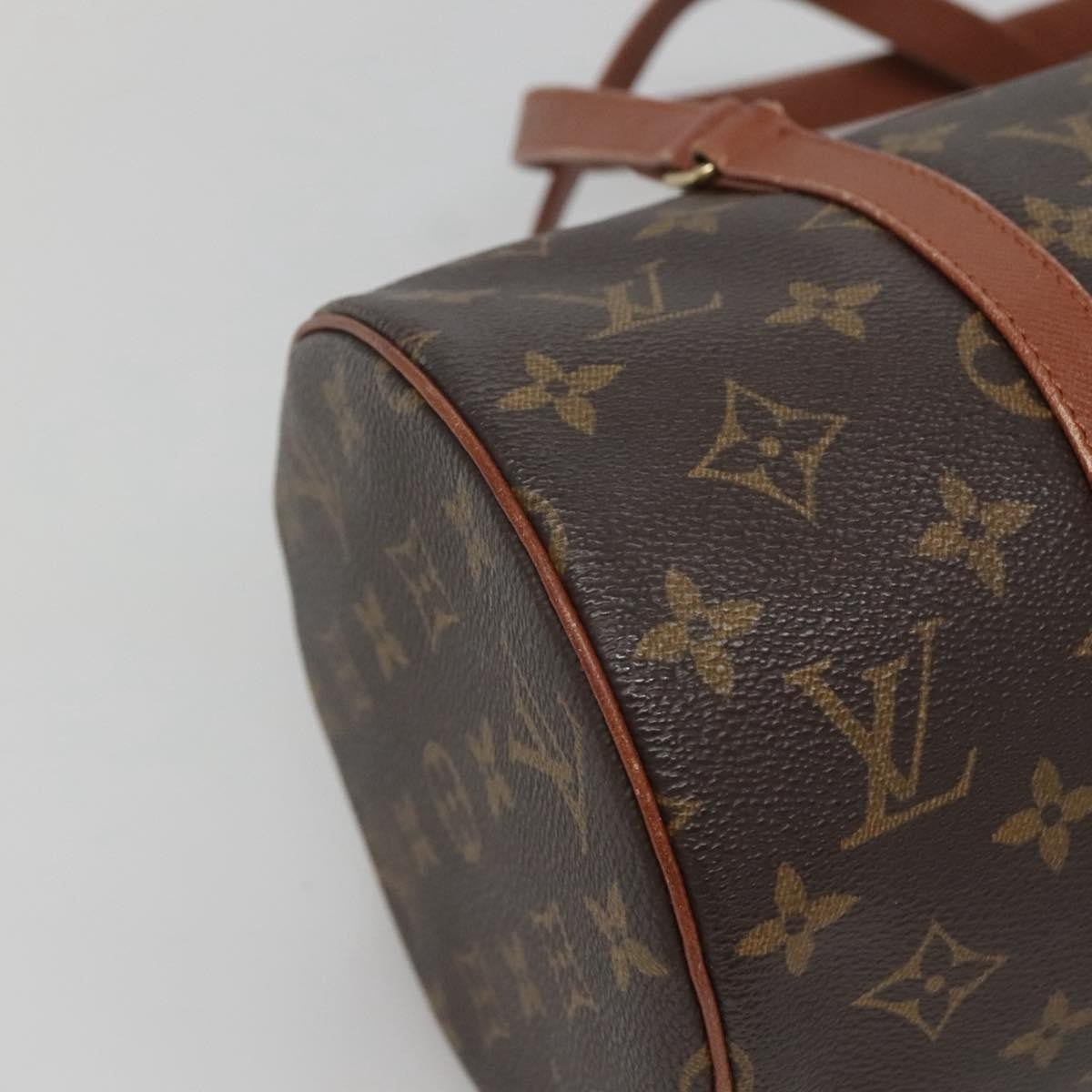 Louis Vuitton Papillon Handbag Monogram Canvas, BROWN, CANVAS, Handbag