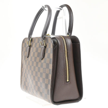 Louis Vuitton Triana Bag Damier, Brown, Canvas, Handbag