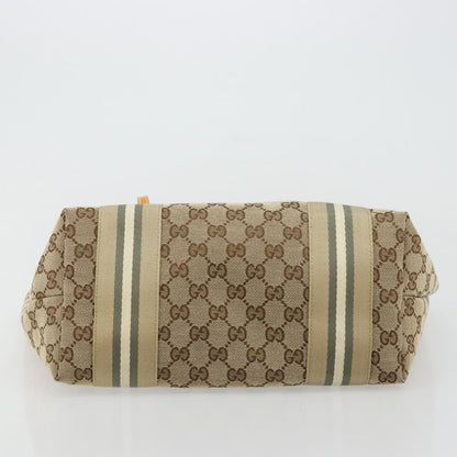 Gucci Jolie Web Tote GG Canvas, Beige, Canvas, Tote Bag