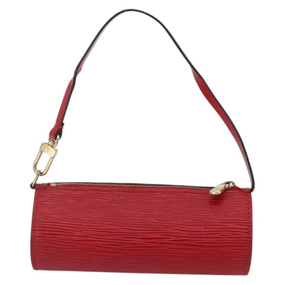 Louis Vuitton Soufflot Pochette Epi Leather, RED, LEATHER, Clutche & pouche