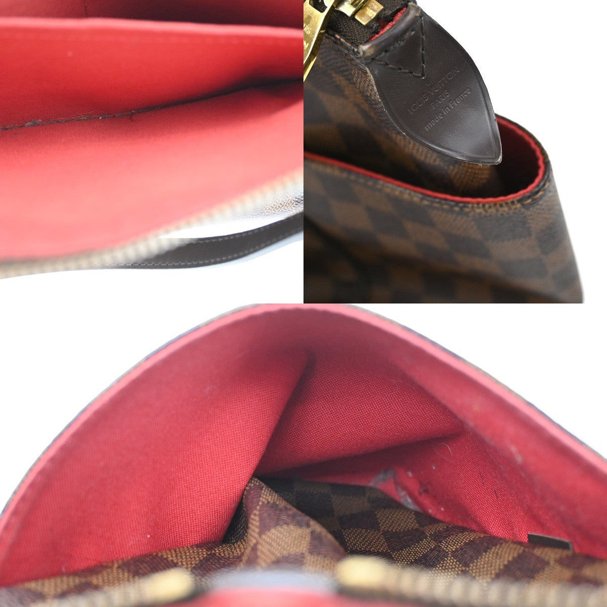 Louis Vuitton Totally Handbag Damier, Brown, Canvas, Shoulder Bag