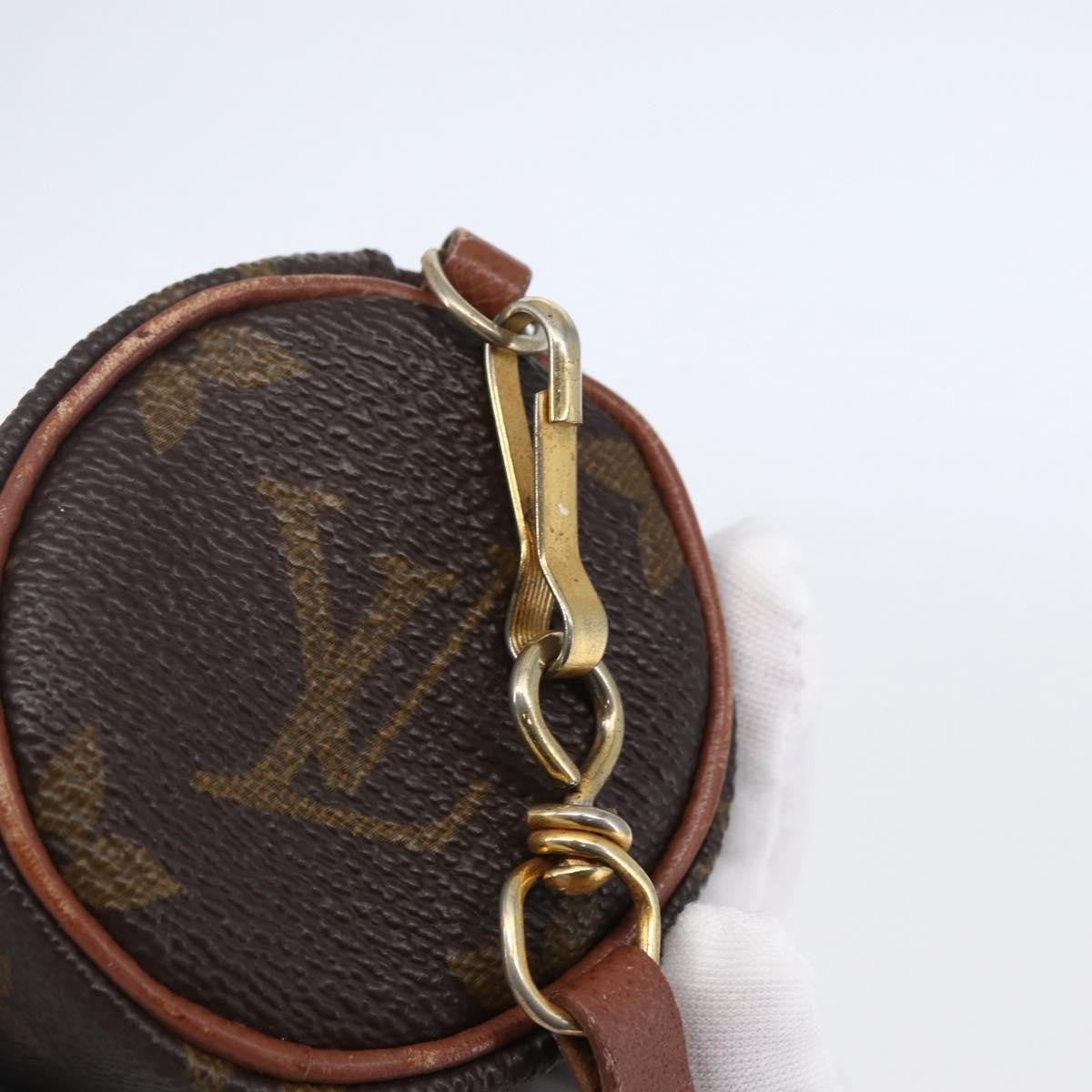 Louis Vuitton Papillon Pochette Monogram Canvas, BROWN, CANVAS, Handbag
