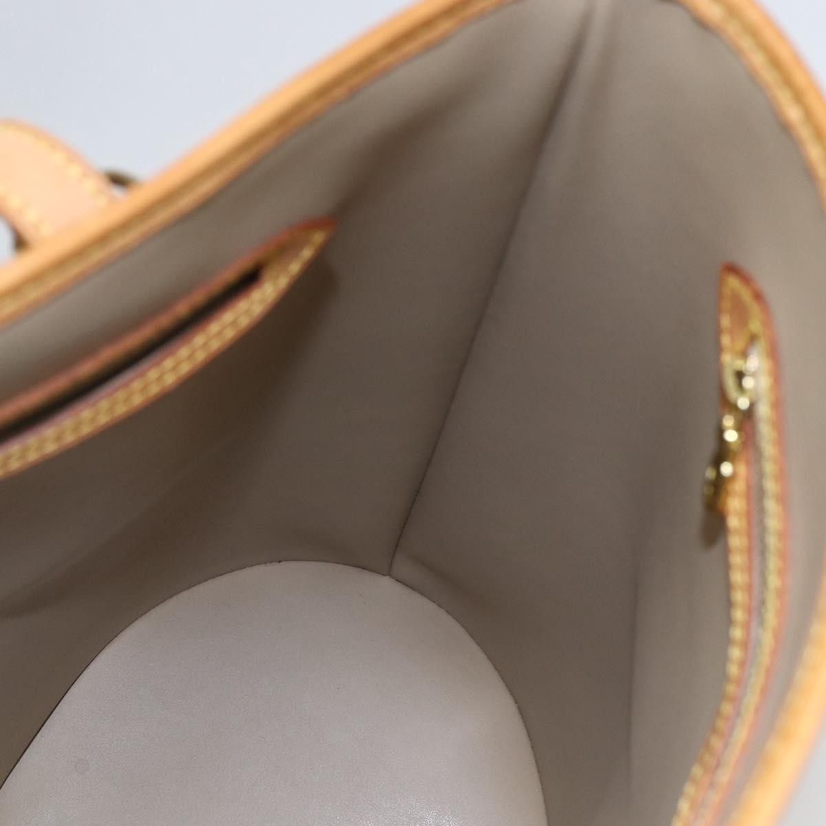 Louis Vuitton Bucket Bag Monogram Vernis, BEIGE, PATENT_LEATHER, Shoulder bag