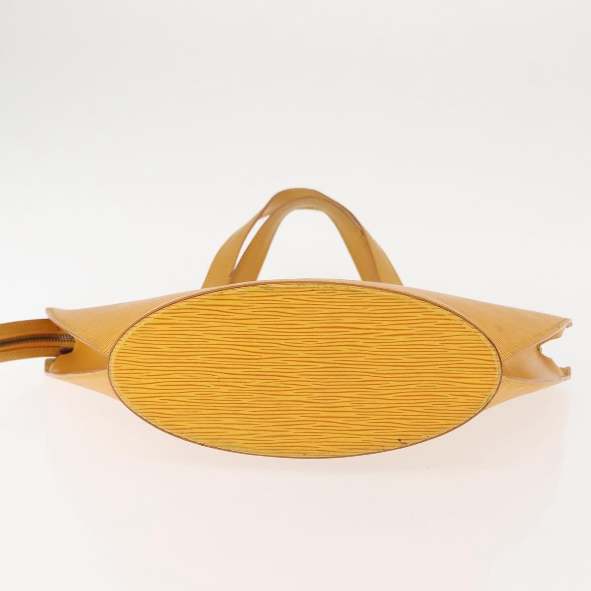 Louis Vuitton Saint Jacques Handbag Epi Leather, YELLOW, LEATHER, Handbag
