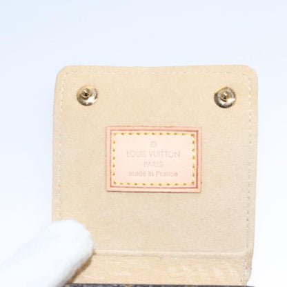 Louis Vuitton CASE JEWELRY BOX Canvas, BROWN, CANVAS, Wallets