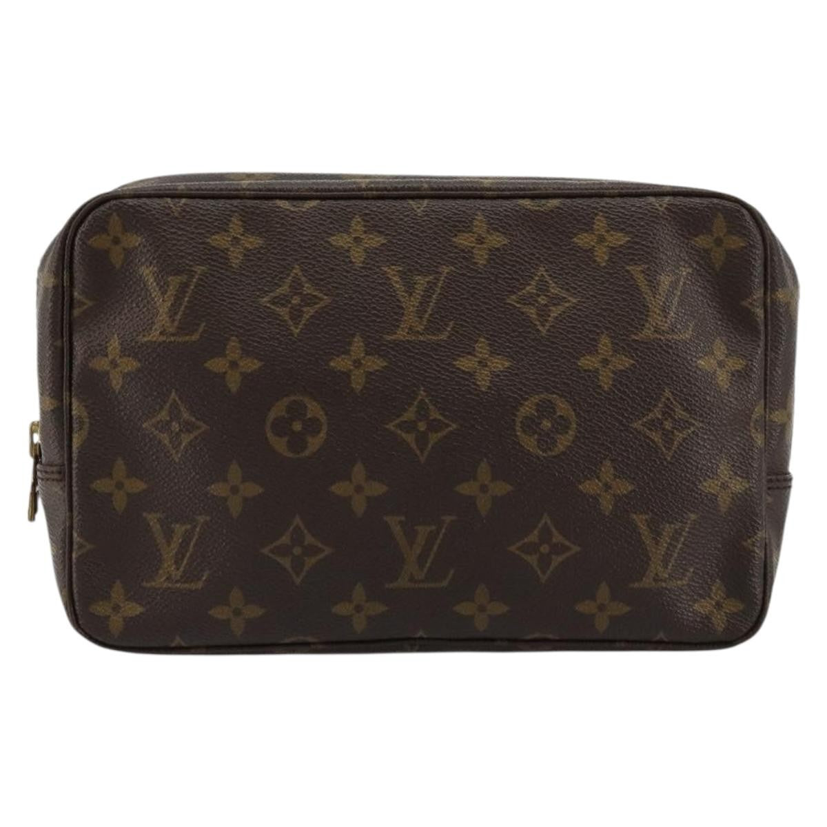 Louis Vuitton Trousse Toiletry Pouch Monogram Canvas, Brown, Canvas, Toiletry Case