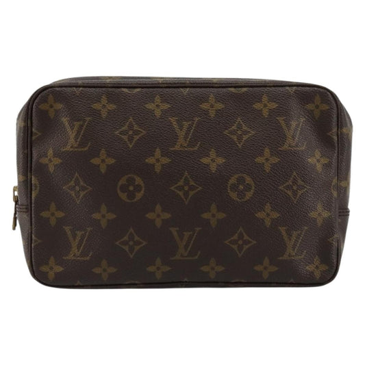Louis Vuitton Trousse Toiletry Pouch Monogram Canvas, Brown, Canvas, Toiletry Case