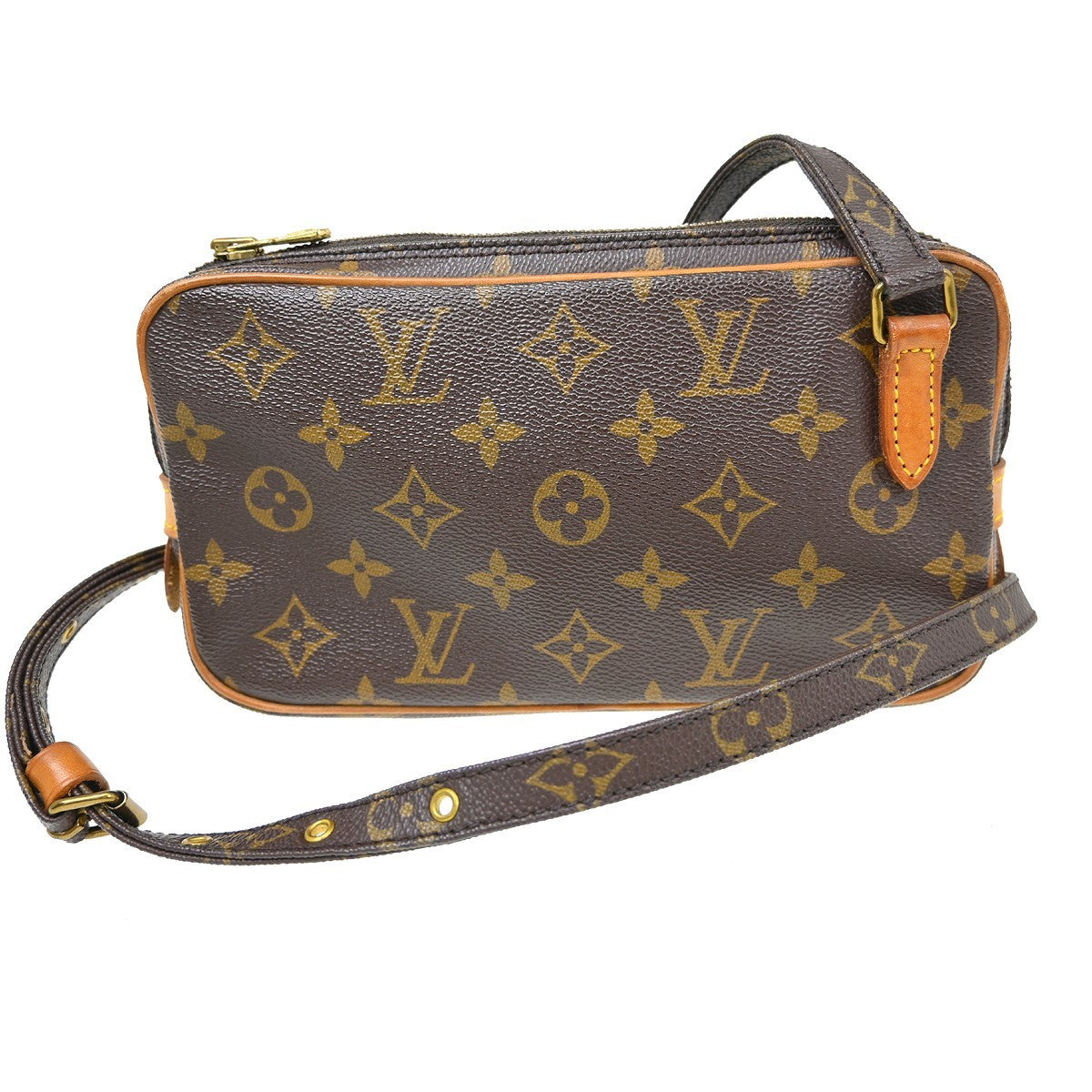 Louis Vuitton Pochette Marly Bandouliere Bag Monogram Canvas, Brown, Canvas, Shoulder Bag