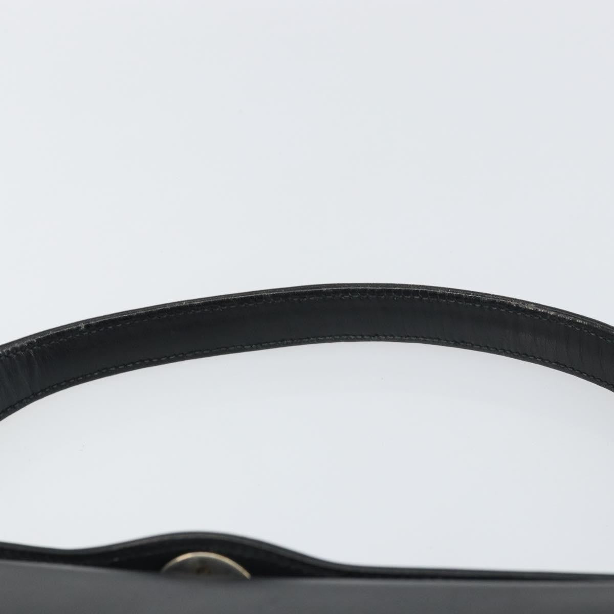 Gucci Vintage Convertible Box Crossbody Bag Leather, BLACK, LEATHER, Handbag