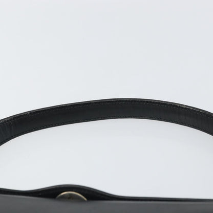 Gucci Vintage Convertible Box Crossbody Bag Leather, BLACK, LEATHER, Handbag