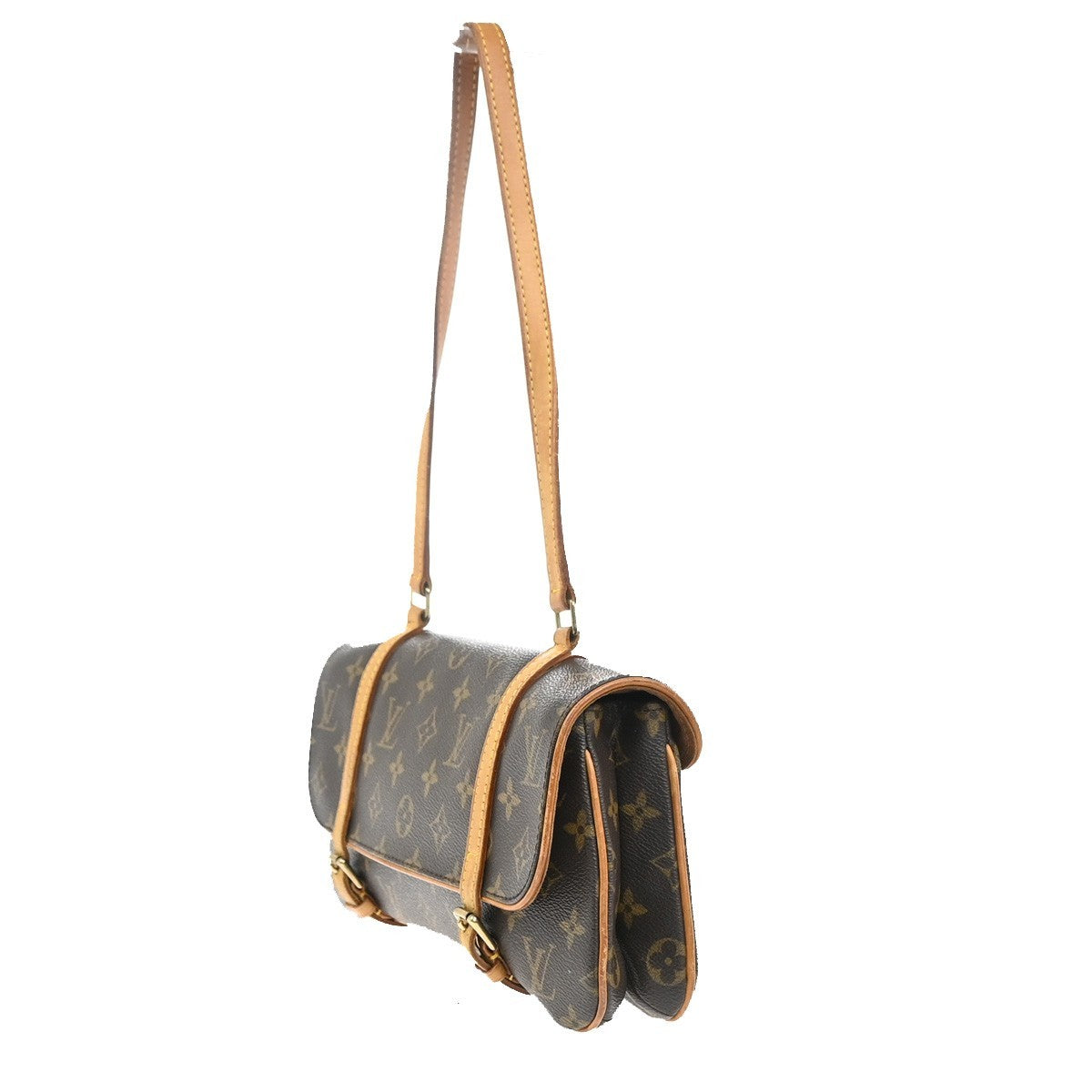 Louis Vuitton Marelle Shoulder Bag Monogram Canvas, BROWN, CANVAS, Shoulder bag
