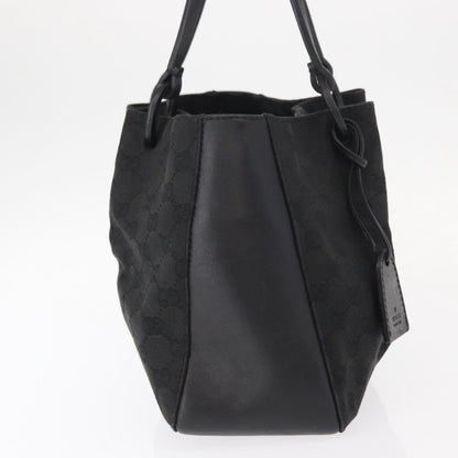 Gucci Vintage Handbag Canvas, BLACK, CANVAS, Handbag