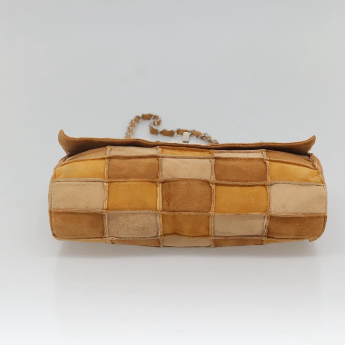 Chanel Reissue Flap Bag Suede Patchwork, BROWN, SUEDE, Handbag
