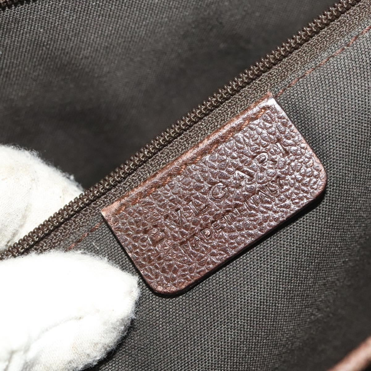 Bvlgari Flap shoulder Bag Leather, Brown, Leather, Shoulder Bag
