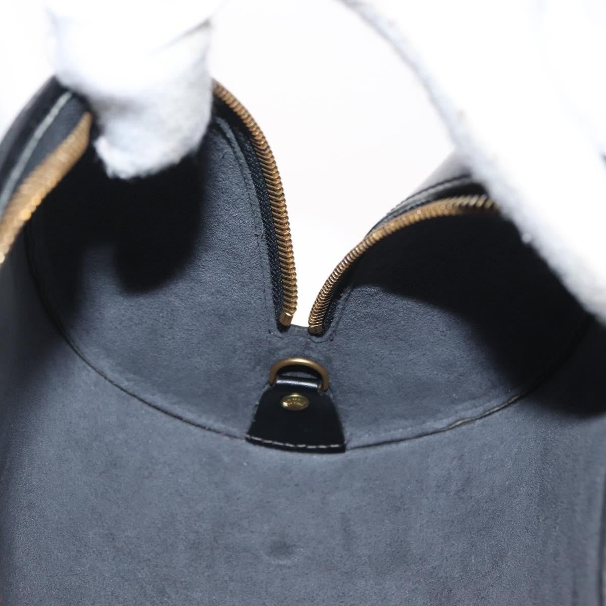 Louis Vuitton Soufflot Handbag Epi Leather, BLACK, LEATHER, Handbag
