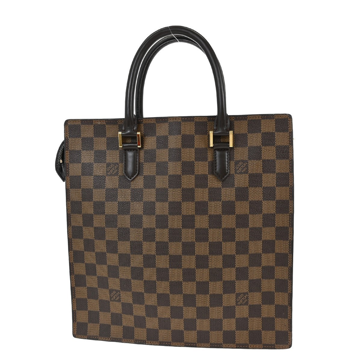 Louis Vuitton Venice Sac Plat Bag Damier, BROWN, CANVAS, Tote bag