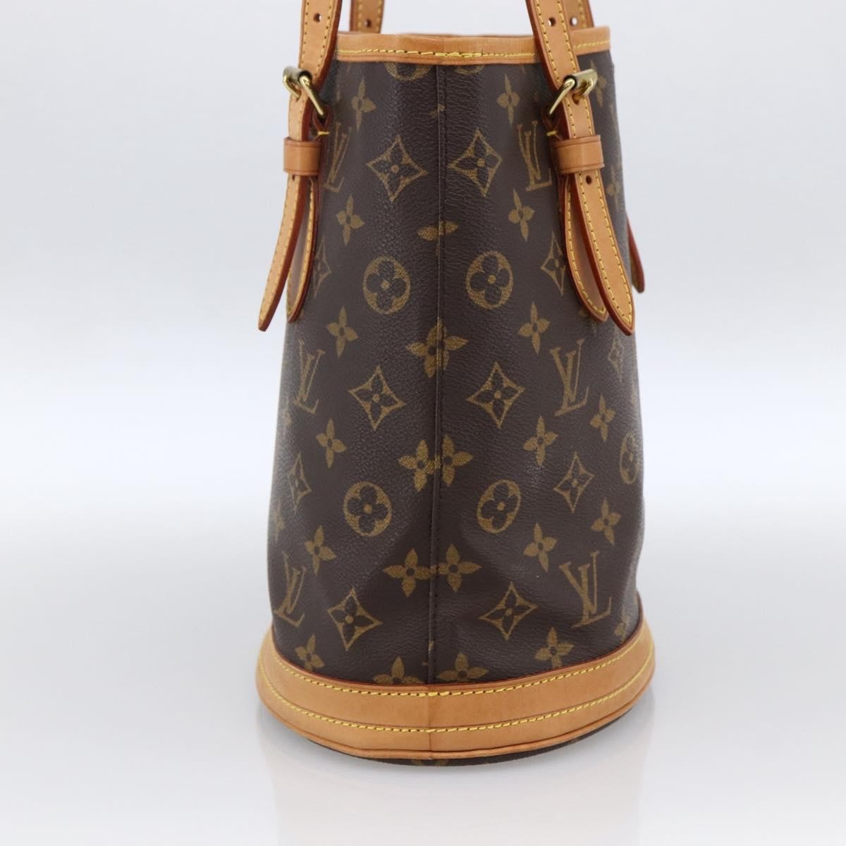 Louis Vuitton Bucket Bag Monogram Canvas, BROWN, CANVAS, Shoulder bag