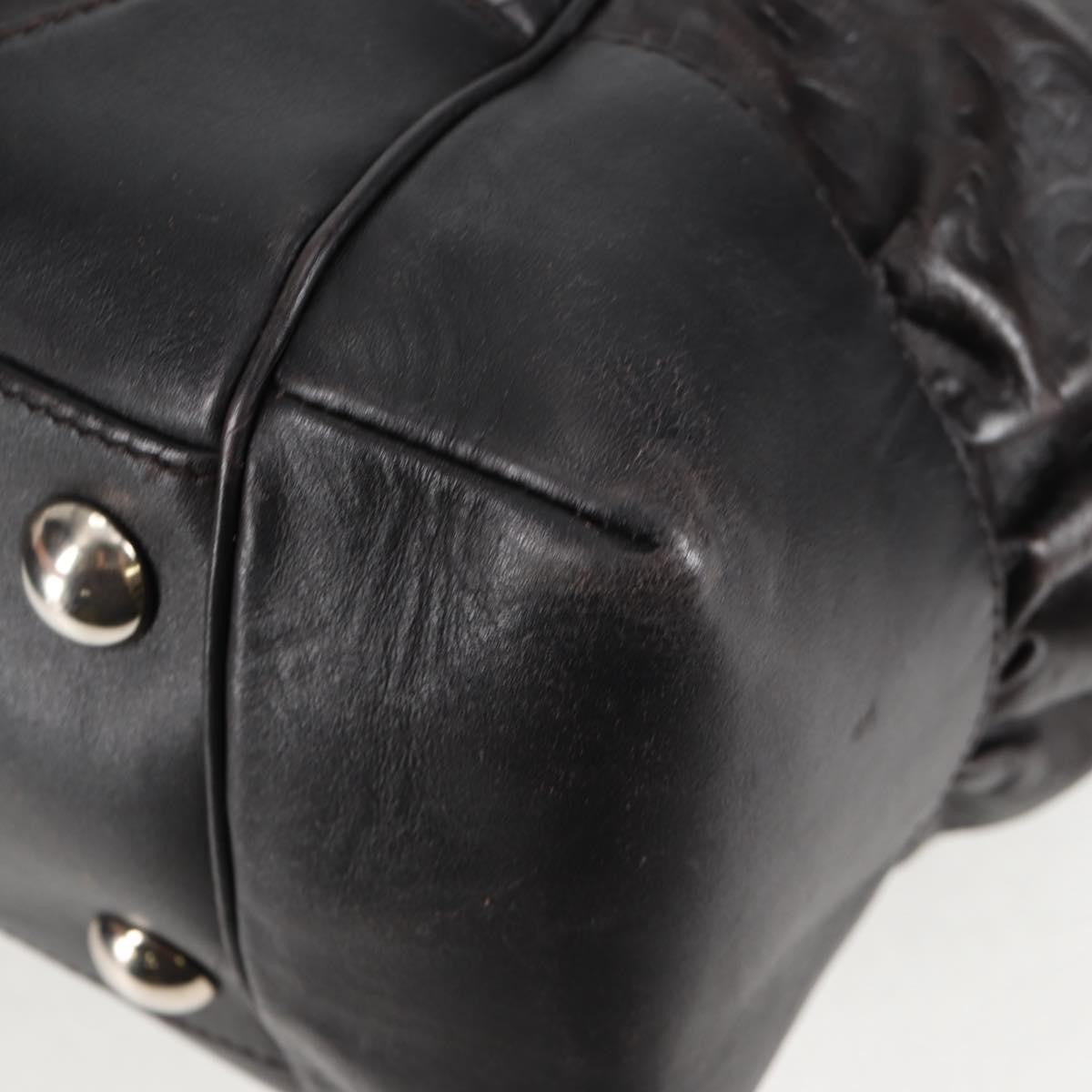 Gucci Full Moon Tote Leather, BLACK, LEATHER, Tote bag