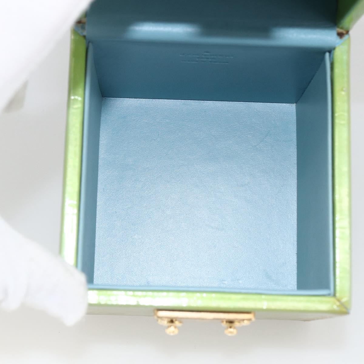 Louis Vuitton Bleecker Box Bag Monogram Vernis, GREEN, PATENT_LEATHER, Clutche & pouche