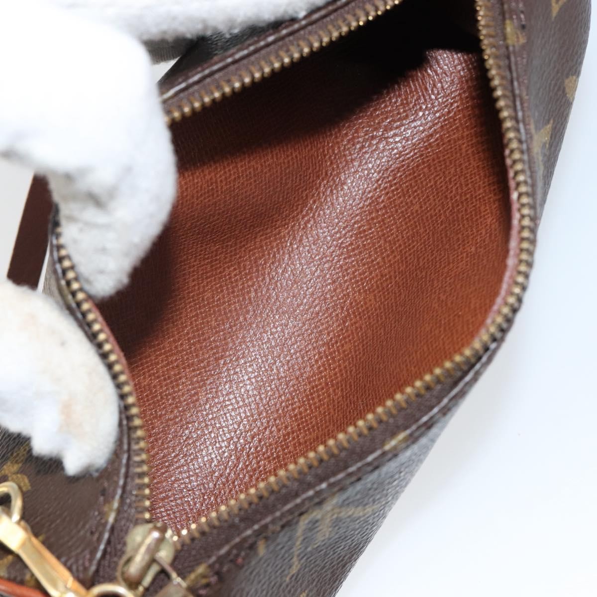 Louis Vuitton Papillon Pochette Monogram Canvas, BROWN, CANVAS, Handbag