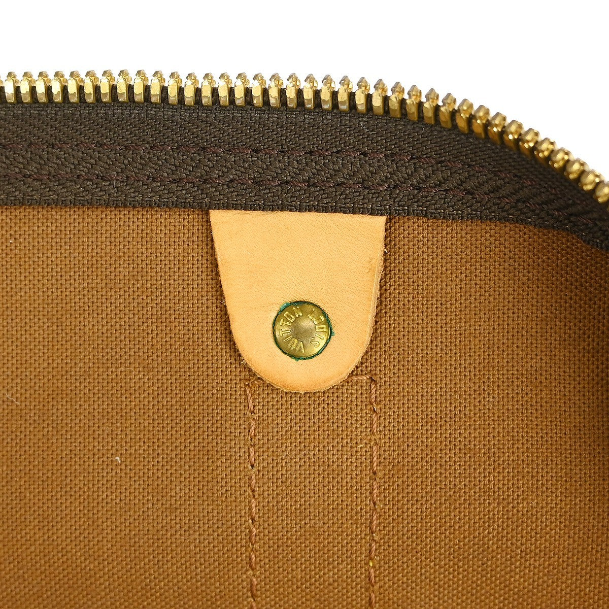Louis Vuitton Keepall Bag Monogram Canvas, Brown, Canvas, Travel Bag