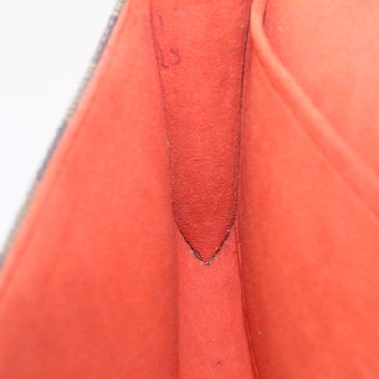 Louis Vuitton Twin Handbag Damier, BROWN, CANVAS, Handbag