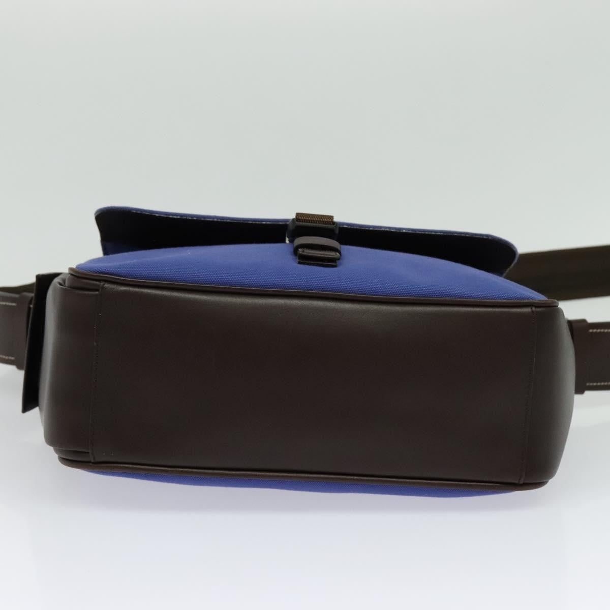 Prada Vintage Shoulder Bag Canvas, BLUE, CANVAS, Shoulder bag