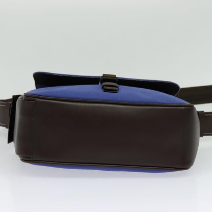 Prada Vintage Shoulder Bag Canvas, BLUE, CANVAS, Shoulder bag