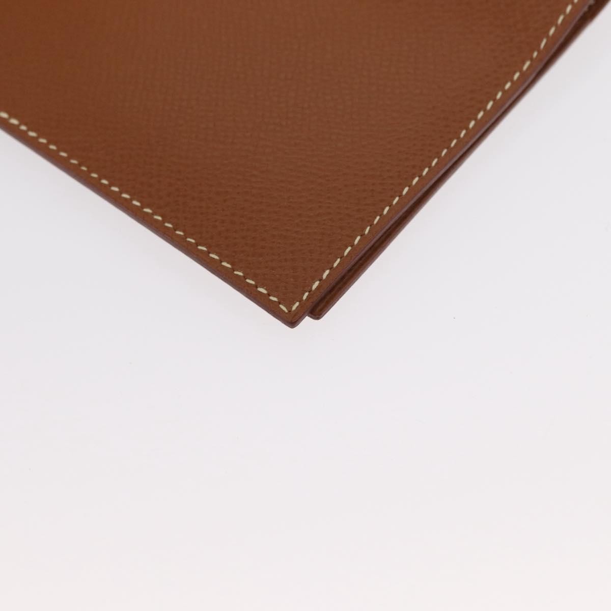 Hermes Agenda A6 Day Planner Housse Leather, Brown, Leather, Wallet