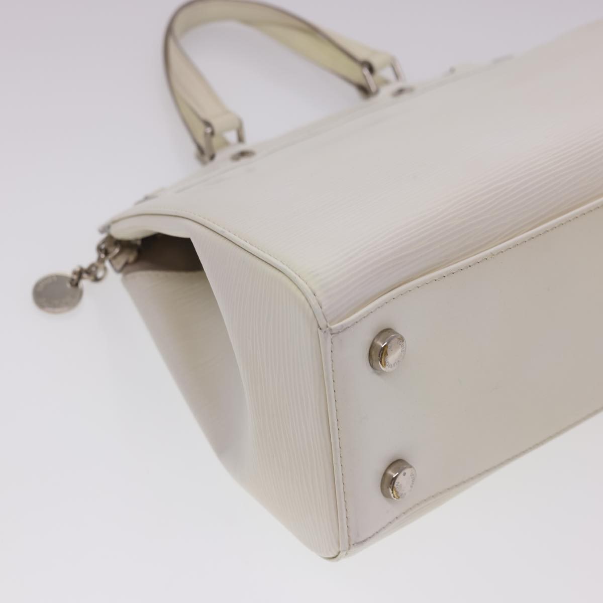 Louis Vuitton Brea Handbag Epi Leather, WHITE, LEATHER, Handbag