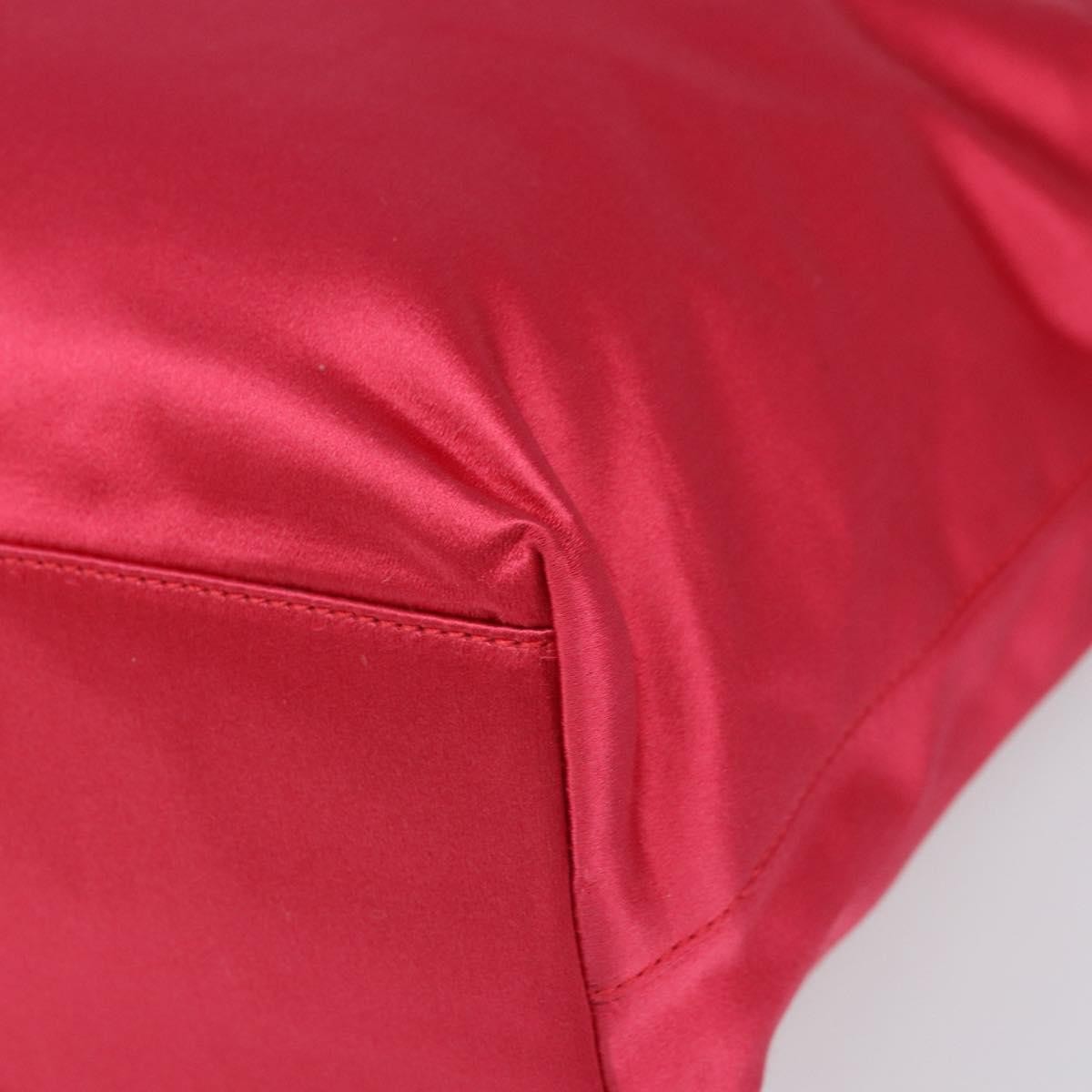 Prada Vintage Handbag Satin, Red, Satin, Handbag