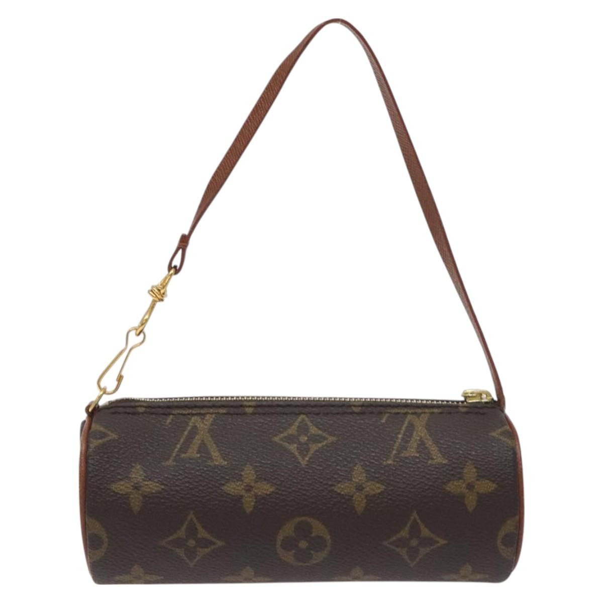 Louis Vuitton Papillon Pochette Monogram Canvas, BROWN, CANVAS, Handbag