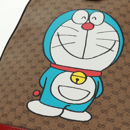 Gucci Doraemon Zip Backpack Printed Mini GG Coated Canvas, Beige, Canvas, Backpack