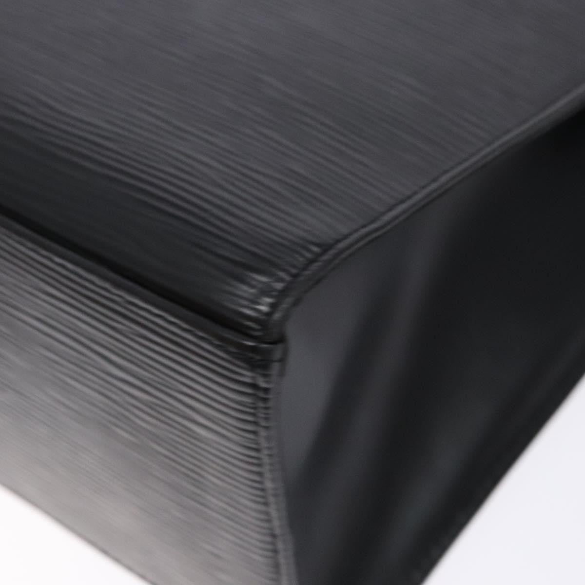 Louis Vuitton Croisette Handbag Epi Leather, BLACK, LEATHER, Tote bag