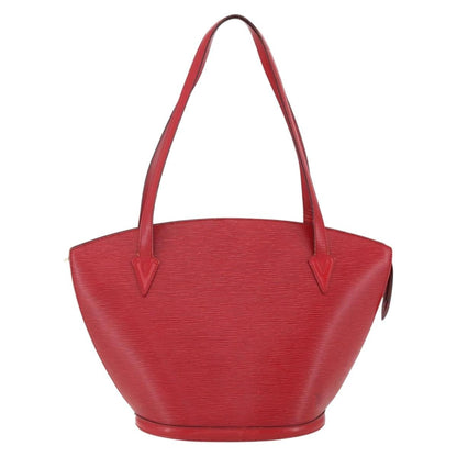 Louis Vuitton Saint Jacques Handbag Epi Leather, RED, LEATHER, Shoulder bag