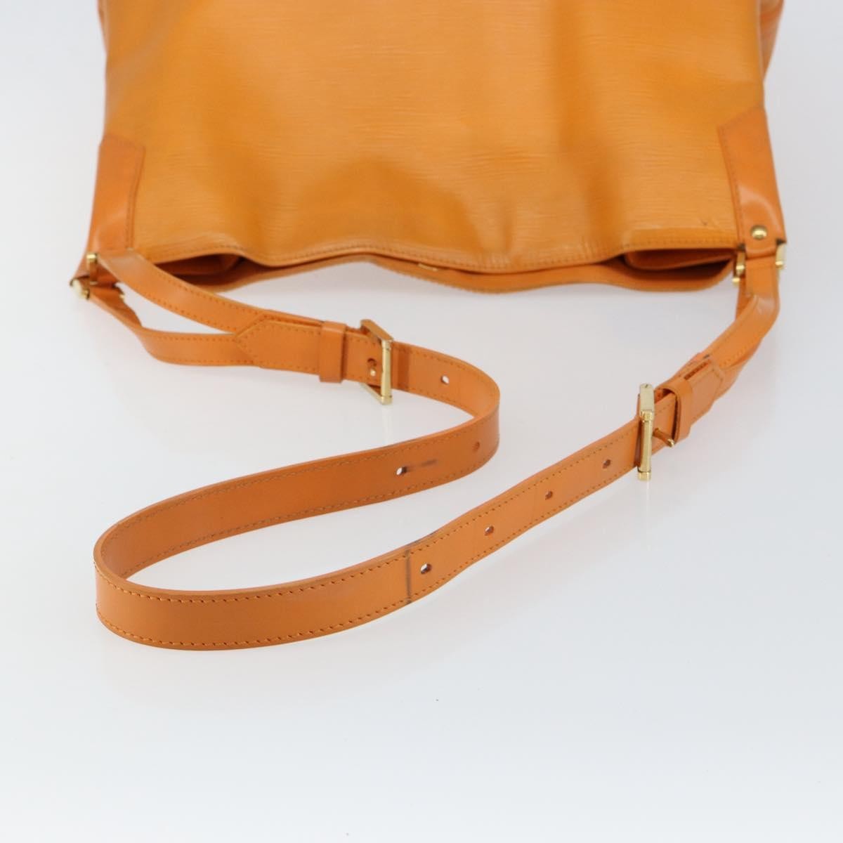 Louis Vuitton Mandara Handbag Epi Leather, ORANGE, LEATHER, Shoulder bag